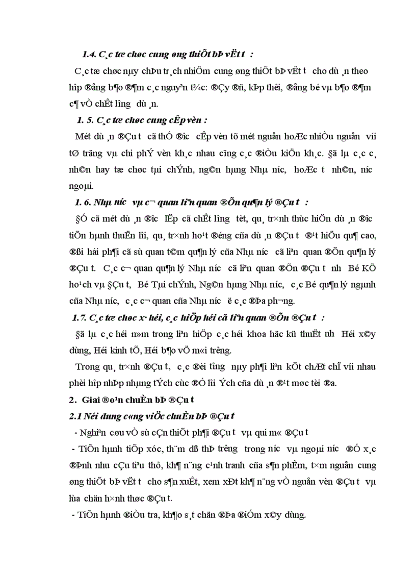 image for page Dự án đầu tư và phân tích dự án đầu tư