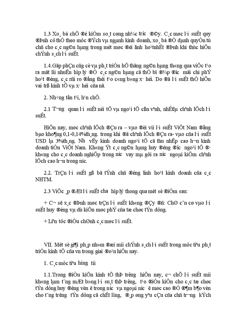 image for page Các chính sách lãi suất được thực hiện ở Việt Nam trong thời gian qua