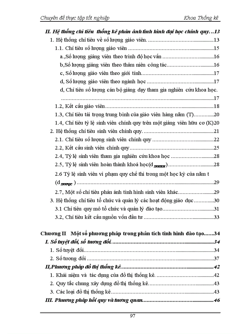 image for page Nghiên cứu thống kê tình hình giáo dục đào tạo Đại học chính quy tại trường Đại học Kinh tế quốc dân thời kỳ 1995 2004 1
