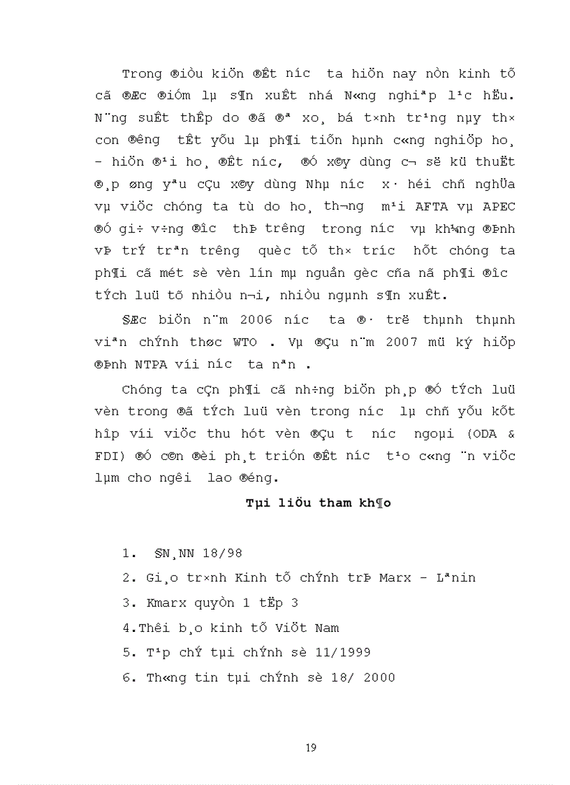image for page Lý luận về tích luỹ tư bản Thực trạng và sự vận dụng lý luận tích luỹ tư bản vốn ở Việt Nam