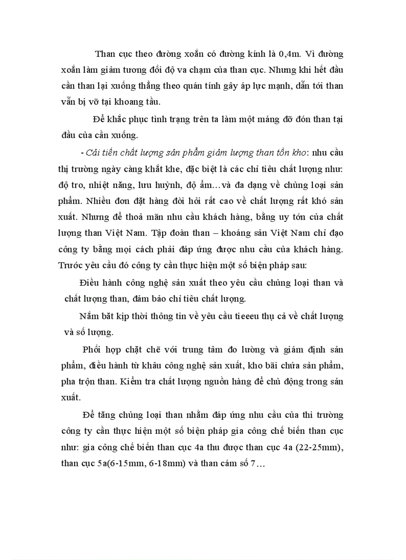 image for page Nâng cao hiệu quả kinh doanh than tại công ty Tuyển than Cửa Ông