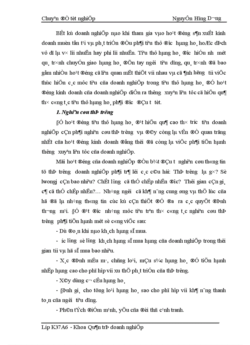 image for page Đẩy mạnh tiêu thụ hàng hoá tại Công ty Thương mại Hà Nội 1