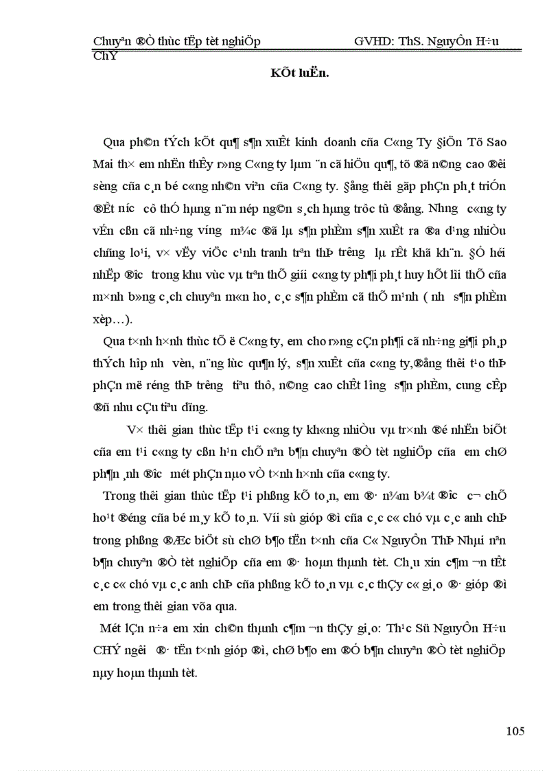 image for page Vận dụng một số phương pháp thống kê phân tích kết quả sản xuất kinh doanh của Công Ty Điện Tử Sao Mai giai đoạn 1999 đến 2003 và dự đoán cho năm 2004