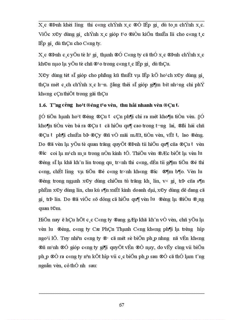 image for page Hoàn thiện việc lập giá dự thầu của Công ty cổ phần Thành Công 1