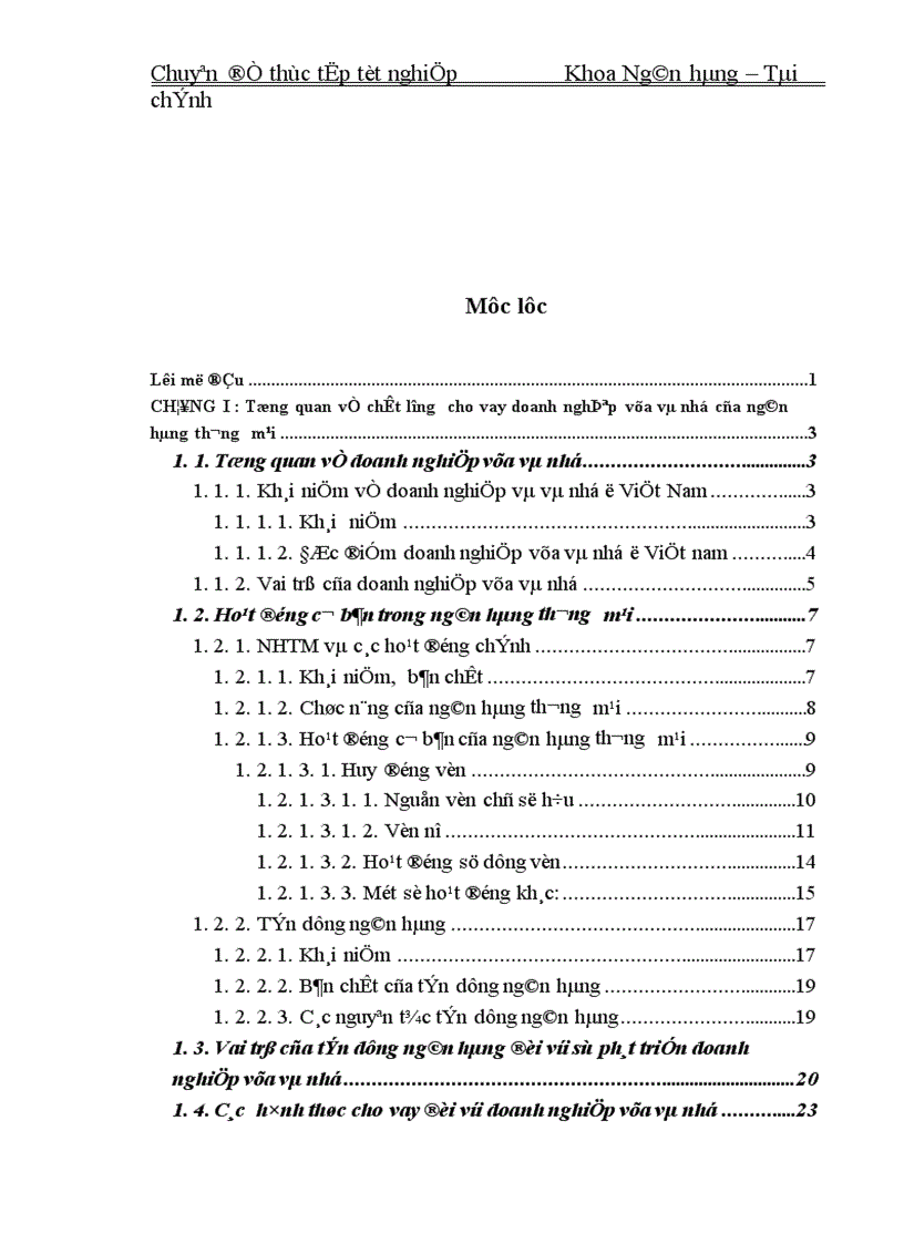 image for page Nâng cao chât lượng cho vay đối với doanh nghiệp vừa và nhỏ tại ngân hàng nông nghiệp và phát triển nông thôn Nam Hà Nội 1