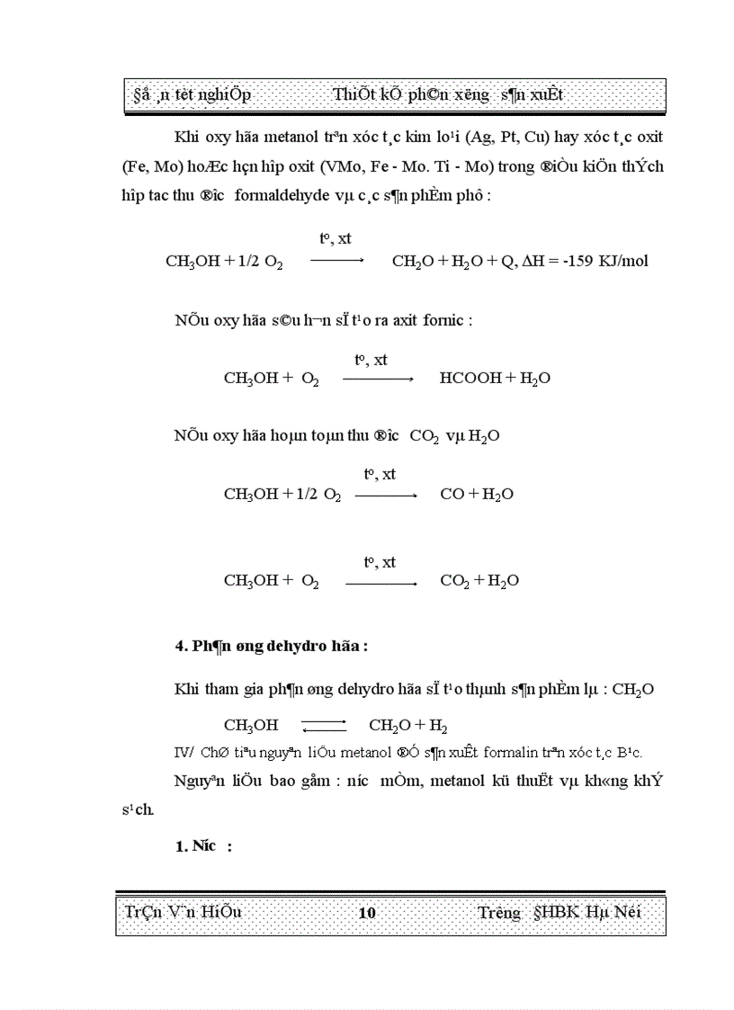 image for page Nghiên cứu xúc tác oxy hóa metanol thành formaldehit