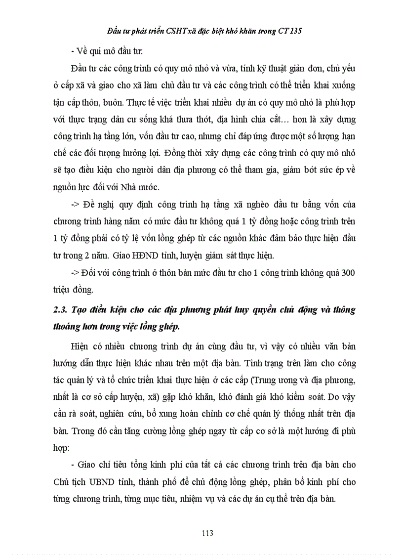 image for page Đầu tư phát triển CSHT xã đặc biệt khó khăn trong CT 135