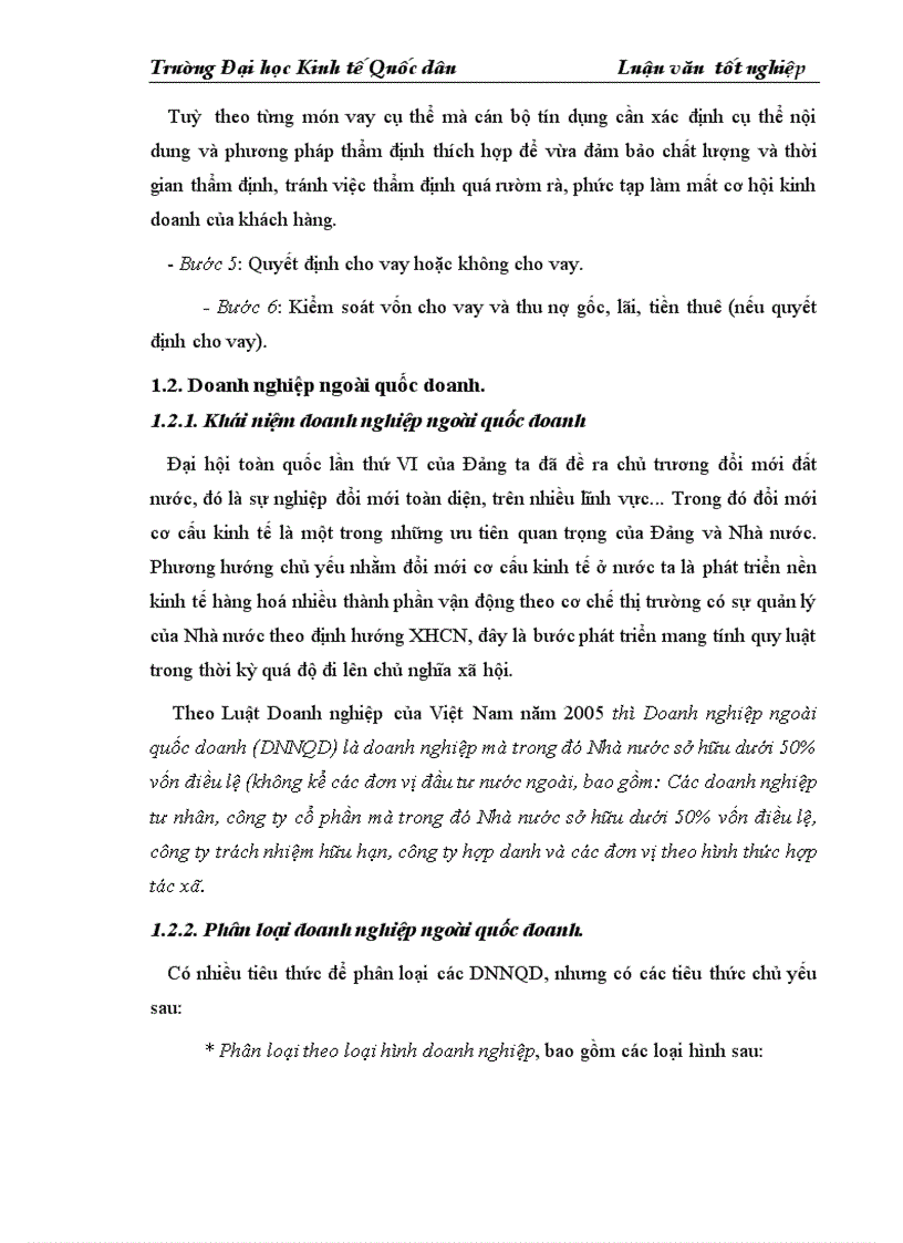 image for page Giải pháp nâng cao chất lượng tín dụng đối với doanh nghiệp ngoài quốc doanh tại Sở giao dịch Ngân hàng Đầu tư và phát triển Việt Nam 1