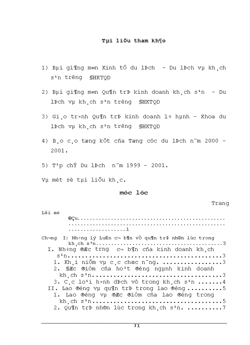 image for page Quản trị nhân lực tại khách sạn Thắng Lợi thực trạng và giải pháp