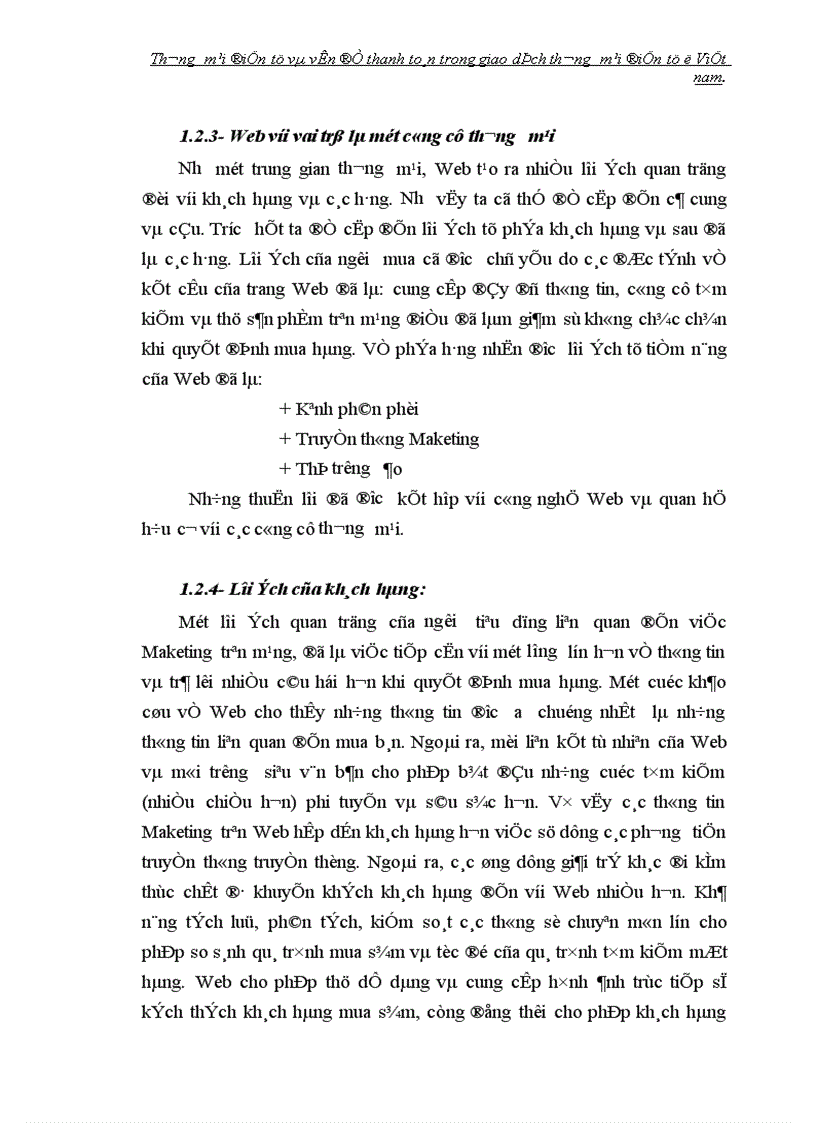 image for page Thương mại điện tử và vấn đề Thanh toán trong giao dịch thương mại điện tử ở Việt nam