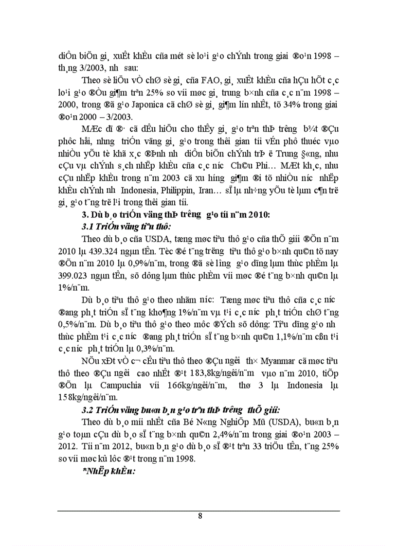 image for page Thực trạng sản xuất và biện pháp đẩy mạnh xuất khẩu gạo ra thị trường thế giới 1