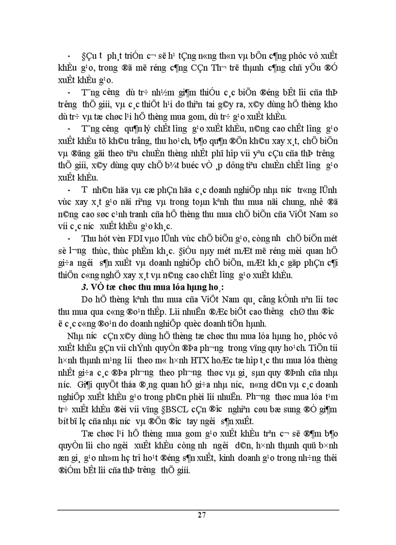 image for page Thực trạng sản xuất và biện pháp đẩy mạnh xuất khẩu gạo ra thị trường thế giới 1