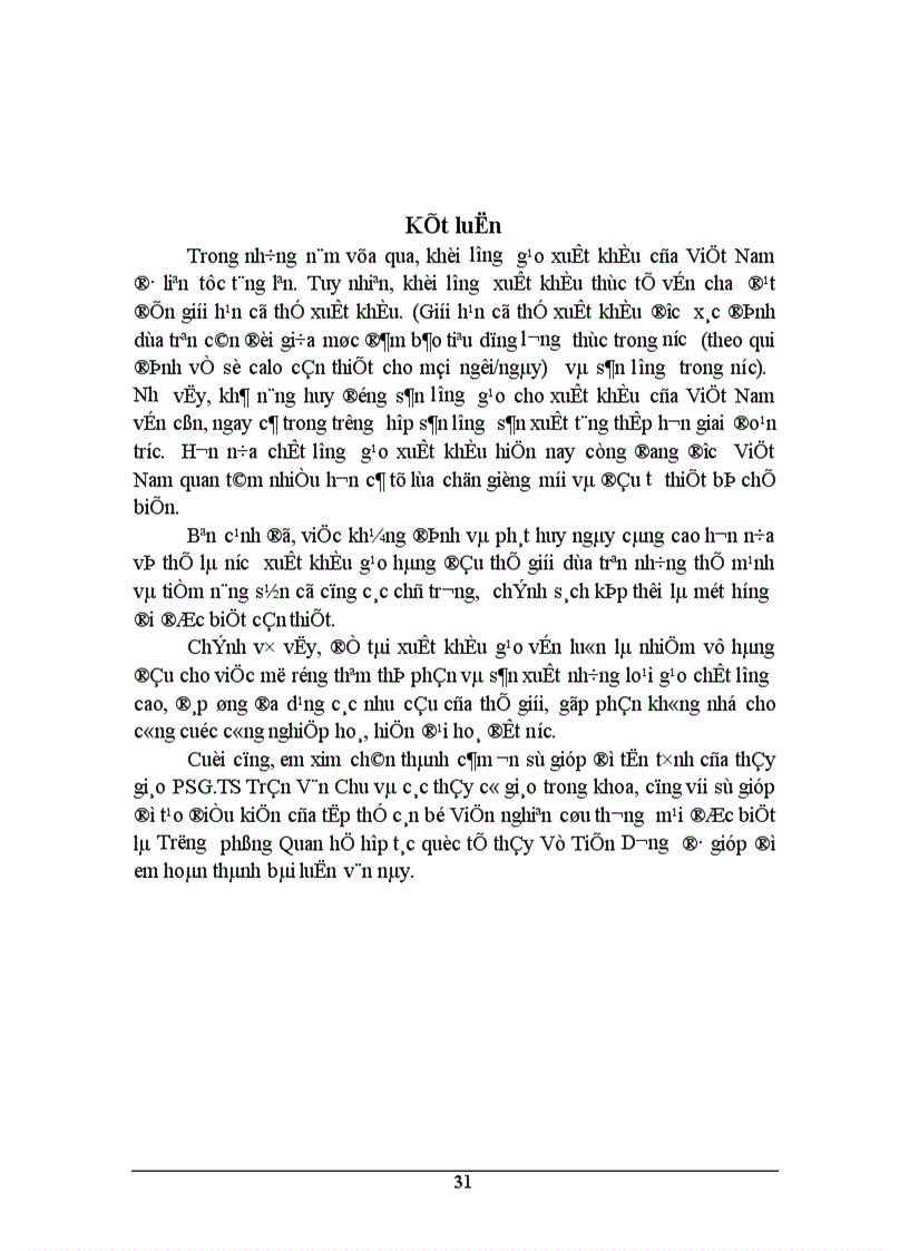 image for page Thực trạng sản xuất và biện pháp đẩy mạnh xuất khẩu gạo ra thị trường thế giới 1