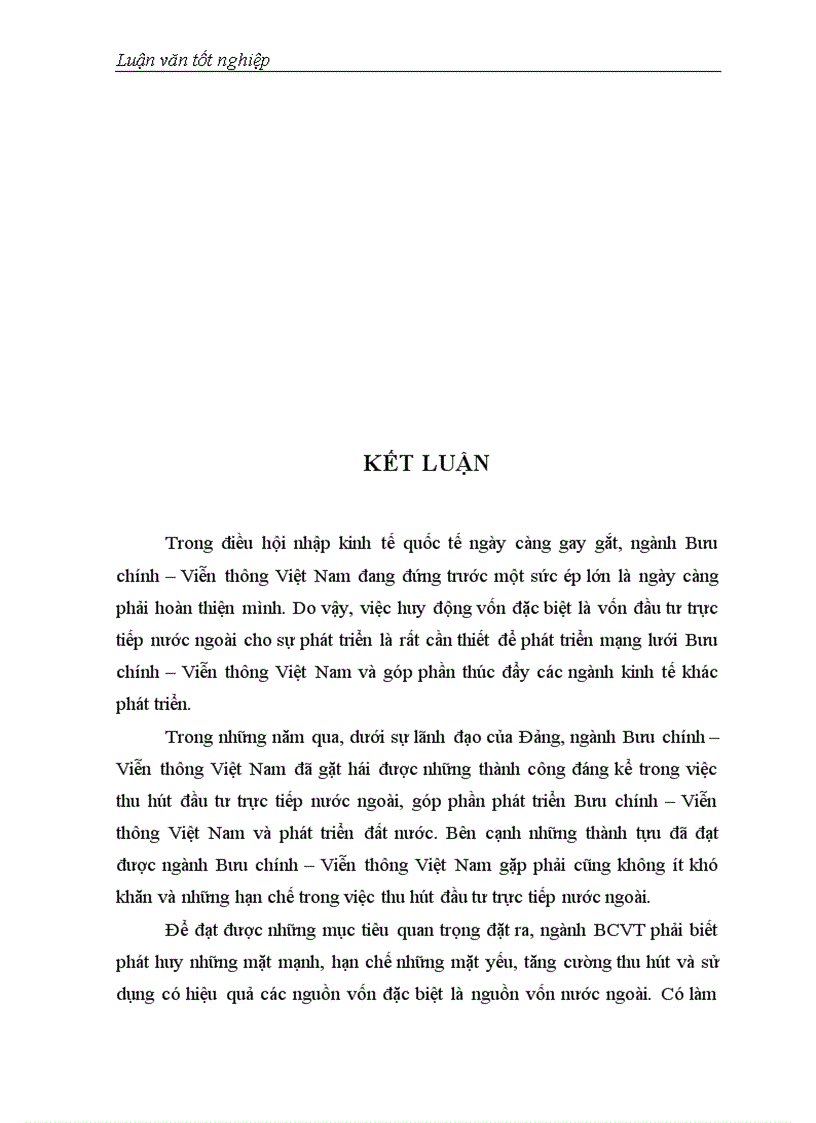image for page Một số giải pháp nâng cao khả năng thu hút đầu tư trực tiếp nước ngoài vào Bưu chính Viễn thông Việt Nam