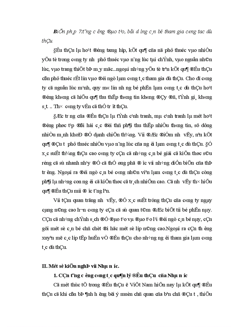 image for page Một số biện pháp nâng cao hiệu quả công tác đấu thầu tại công ty xây lắp và vật tư xây dựng I