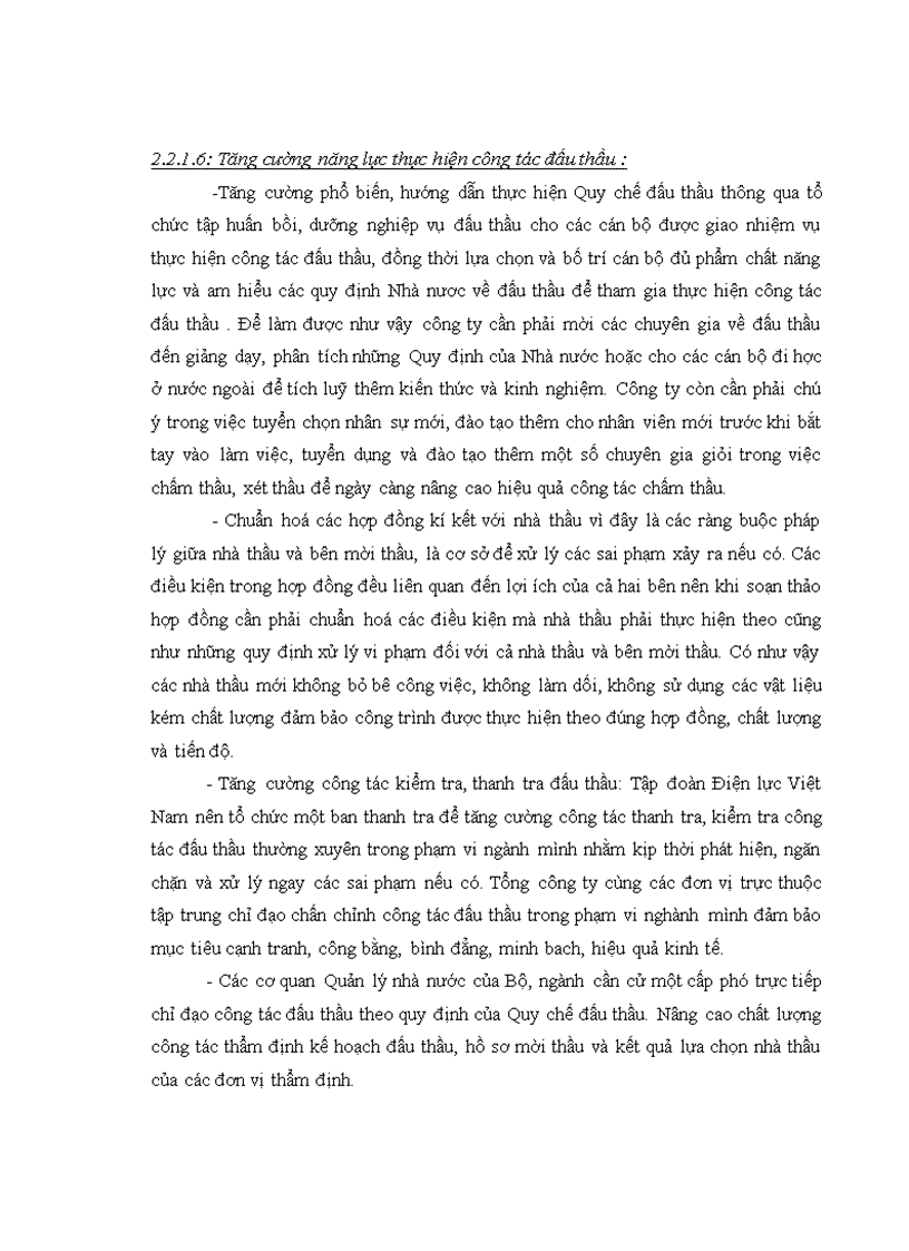 image for page Thực trạng và giải pháp nâng cao hiệu quả công tác tổ chức đấu thầu tại công ty Truyền tải điện I 1