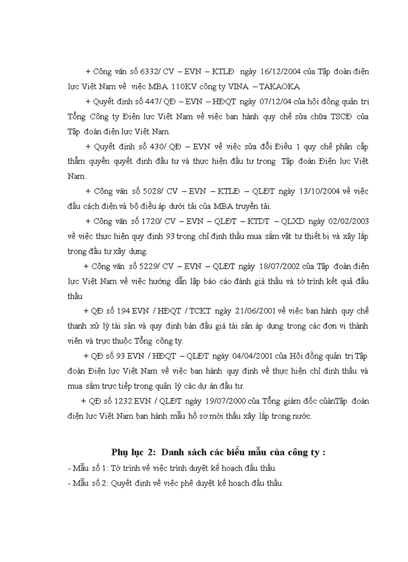 image for page Thực trạng và giải pháp nâng cao hiệu quả công tác tổ chức đấu thầu tại công ty Truyền tải điện I 1