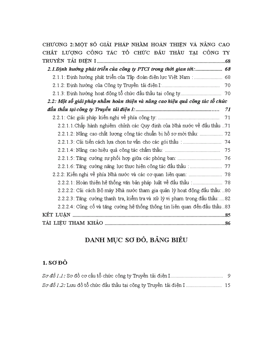image for page Thực trạng và giải pháp nâng cao hiệu quả công tác tổ chức đấu thầu tại công ty Truyền tải điện I 1
