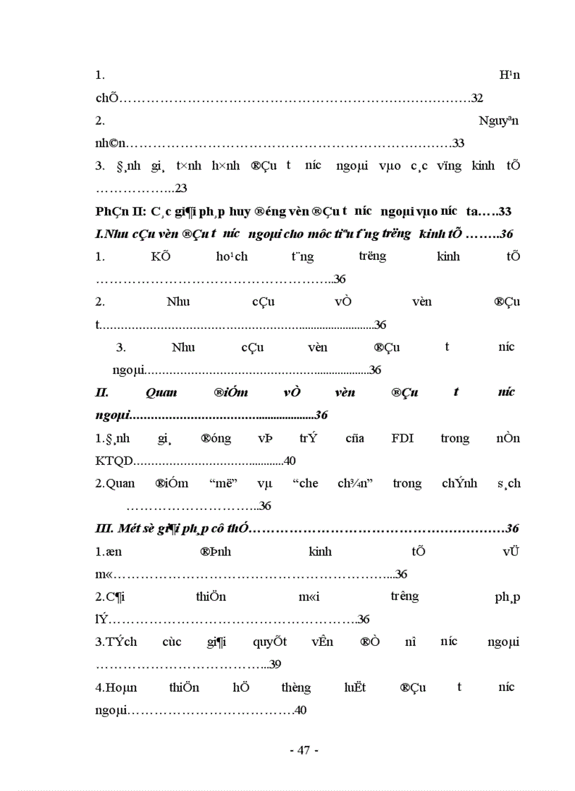 image for page Thực trạng và giải pháp để huy động và sử dụng có hiệu quả nguồn đầu tư của nước ngoài vào nước ta