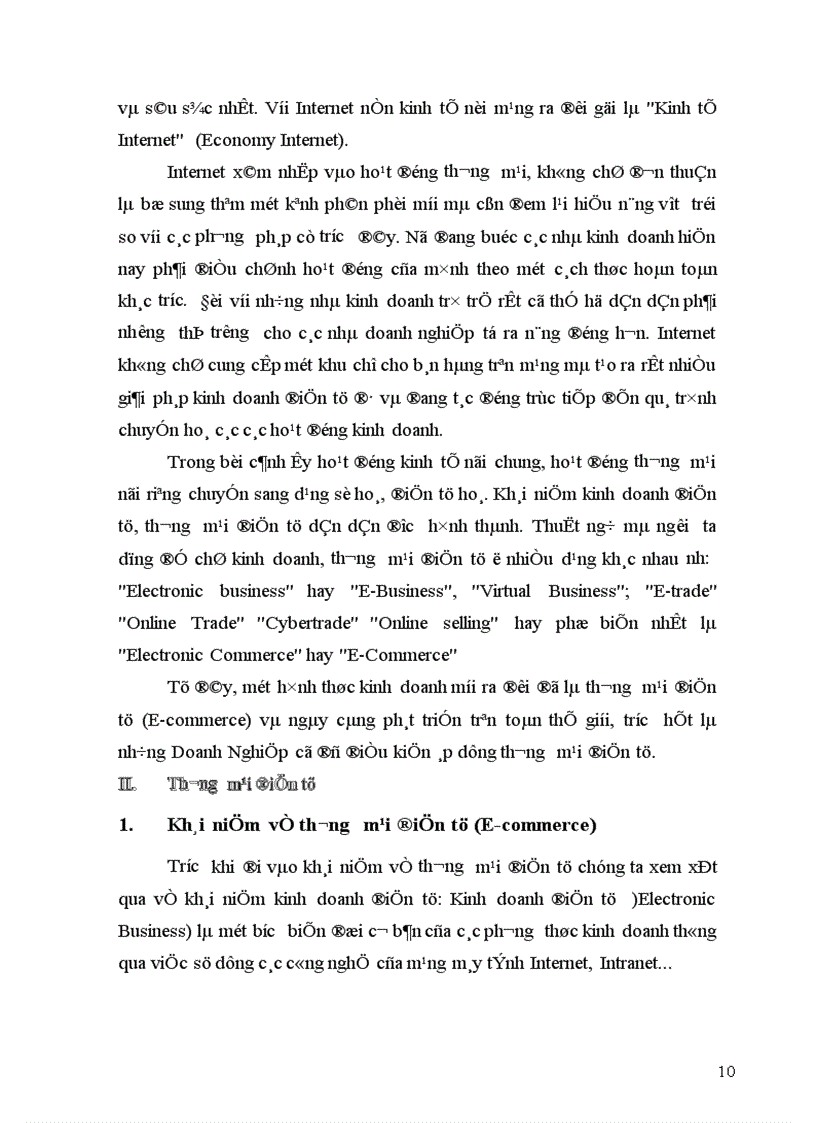 image for page Thương mại điện tử và thực trạng ứng dụng thương mại điện tử tại Việt Nam