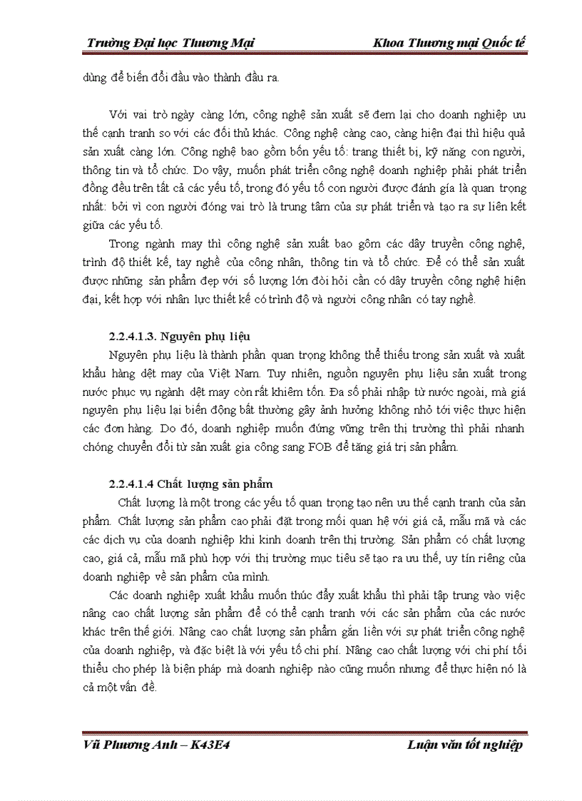 image for page Giải pháp đẩy mạnh xuất khẩu mặt hàng áo sơ mi của Tổng công ty May 10 Công ty cổ phần sang thị trường Hoa Kỳ 1