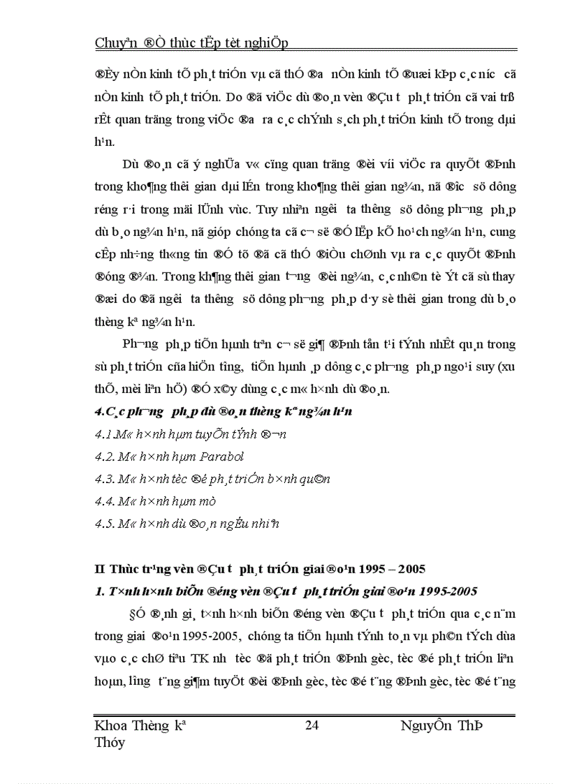 image for page Vận dụng một số phương pháp thống kê để phân tích tình hình biến động về vốn đầu tư phát triển của Việt Nam giai đoạn 1995 2005 1