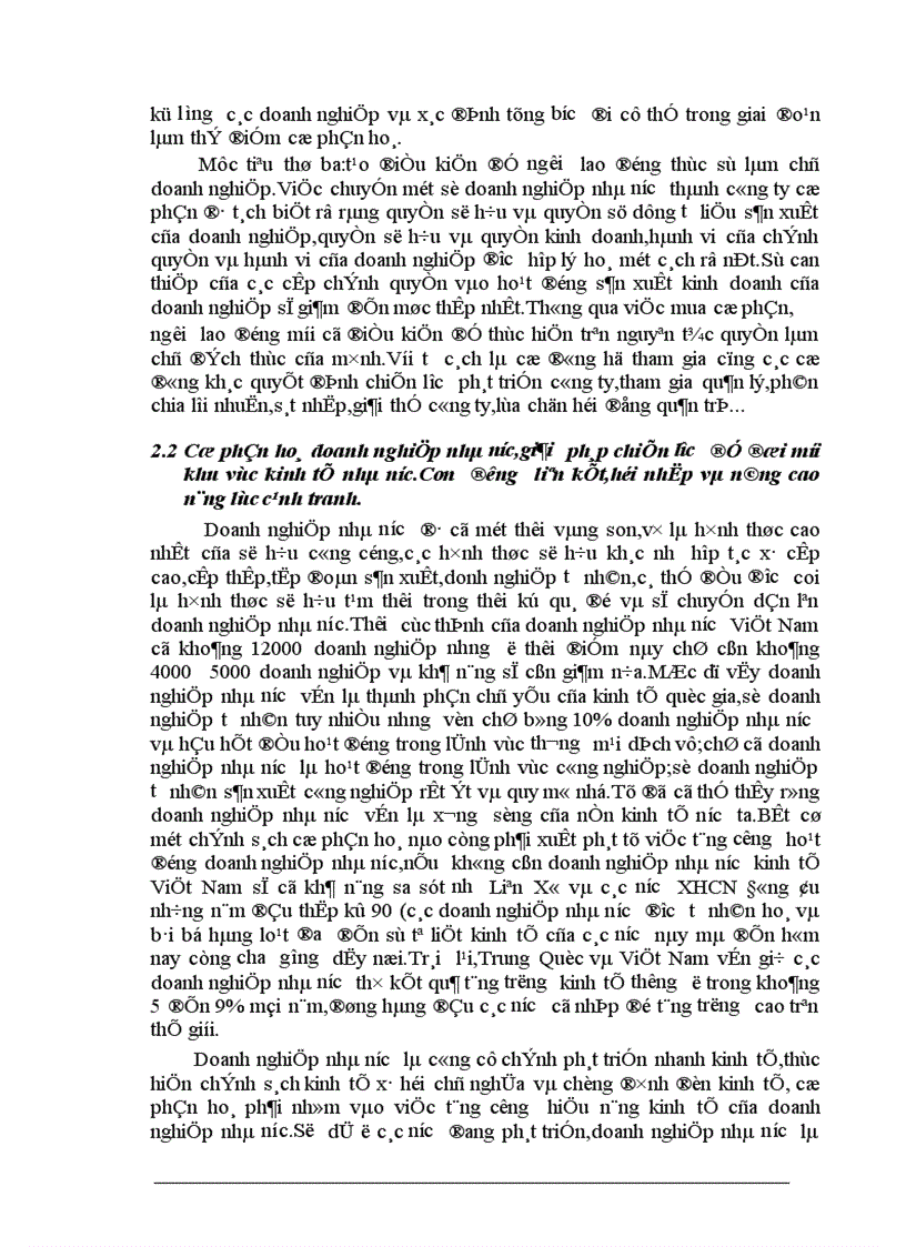 image for page Thực trạng các công ty cổ phần và tình hình cổ phần hoá doanh nghiệp ở nước ta hiện nay