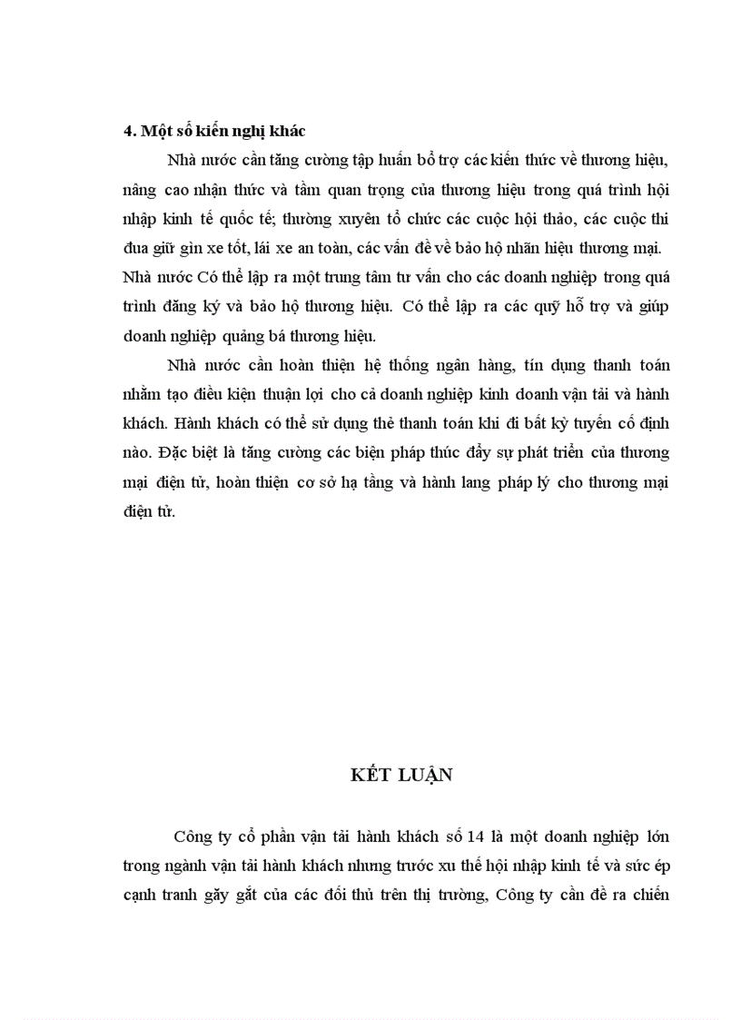 image for page Hoàn thiện và quản lý thương hiệu Công ty Cổ phần Vận tải Hành khách số 14