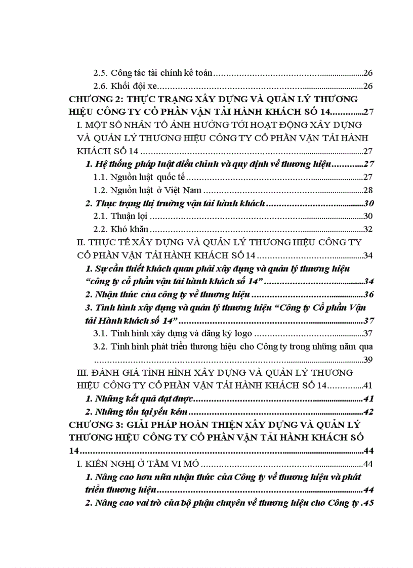 image for page Hoàn thiện và quản lý thương hiệu Công ty Cổ phần Vận tải Hành khách số 14