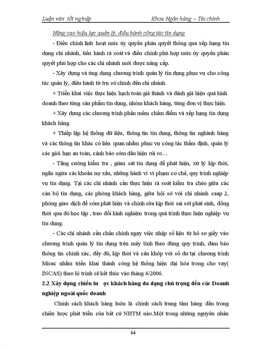 image for page Mở rộng hoạt động cho vay đối với doanh nghiệp ngoài quốc doanh tại chi nhánh ngân hàng công thương Hai Bà Trưng