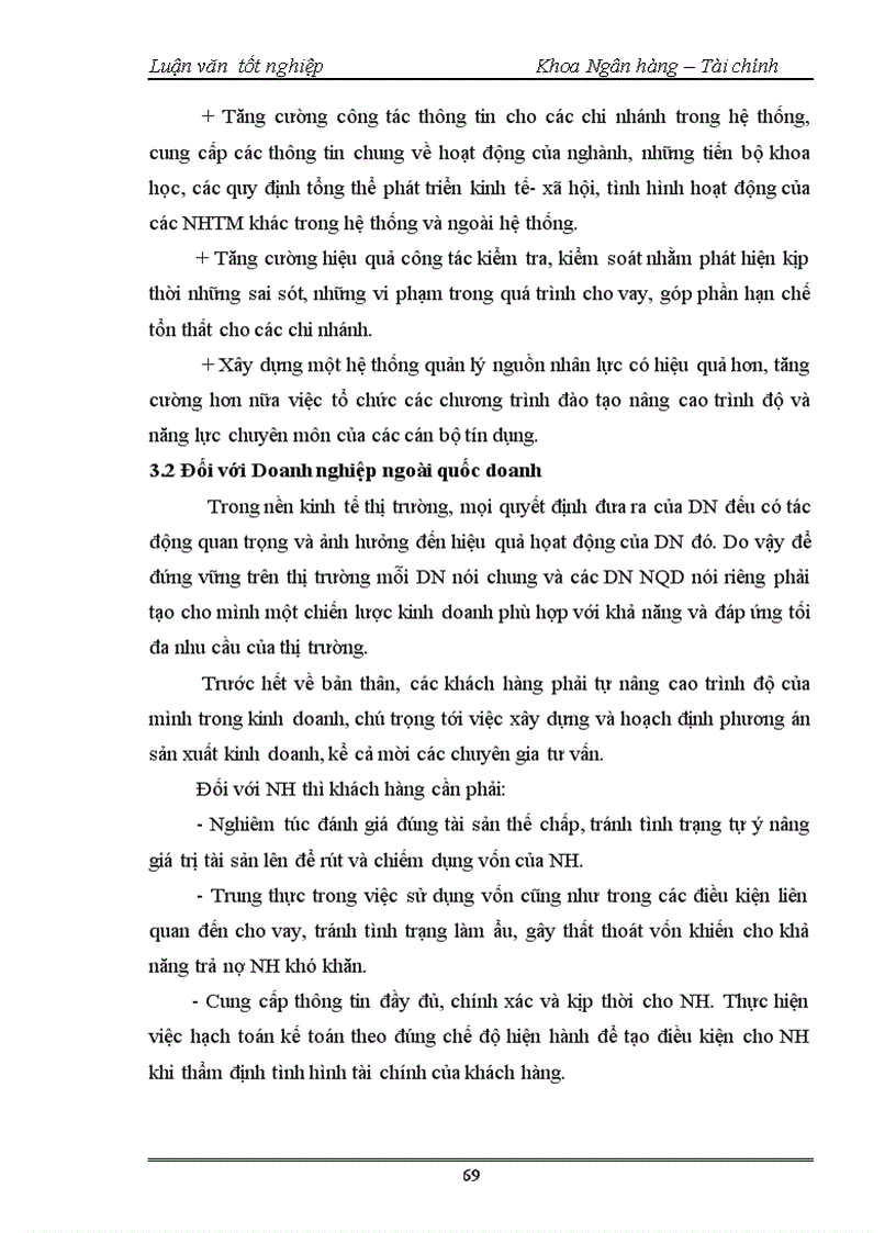 image for page Mở rộng hoạt động cho vay đối với doanh nghiệp ngoài quốc doanh tại chi nhánh ngân hàng công thương Hai Bà Trưng