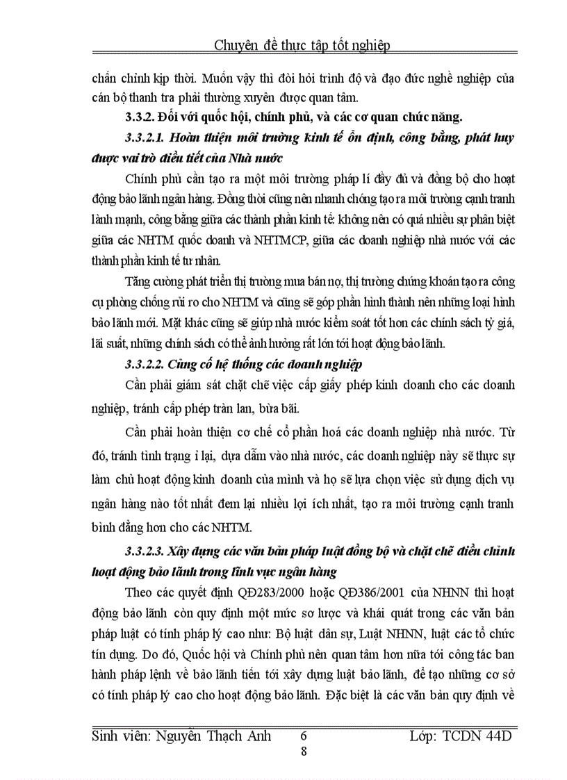 image for page Giải pháp nâng cao chất lượng hoạt động bảo lãnh tại chi nhánh NHCT tỉnh Hà Tây