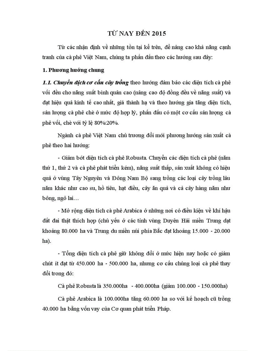 image for page Các giải pháp nhằm nâng cao năng lực cạnh tranh của mặt hàng cà phê Việt Nam