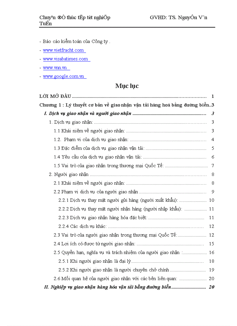 image for page Những giải pháp nhằm nâng cao hoạt động giao nhận hàng hóa bằng đường biển tại Công ty cổ phần vận tải và thuê tàu Vietfracht