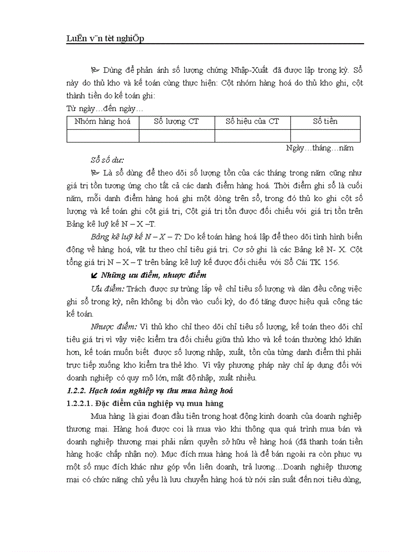 image for page Hoàn thiện kế toán lưu chuyển hàng hoá và xác định kết quả kinh doanh tại Công ty thực phẩm Miền Bắc 1