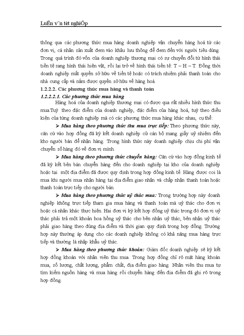 image for page Hoàn thiện kế toán lưu chuyển hàng hoá và xác định kết quả kinh doanh tại Công ty thực phẩm Miền Bắc 1