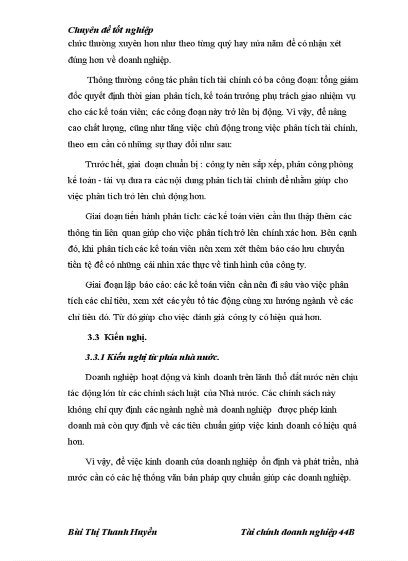 image for page Nâng cao hiệu quả khả năng phân tích tài chính tại công ty cổ phần may Hưng Yên