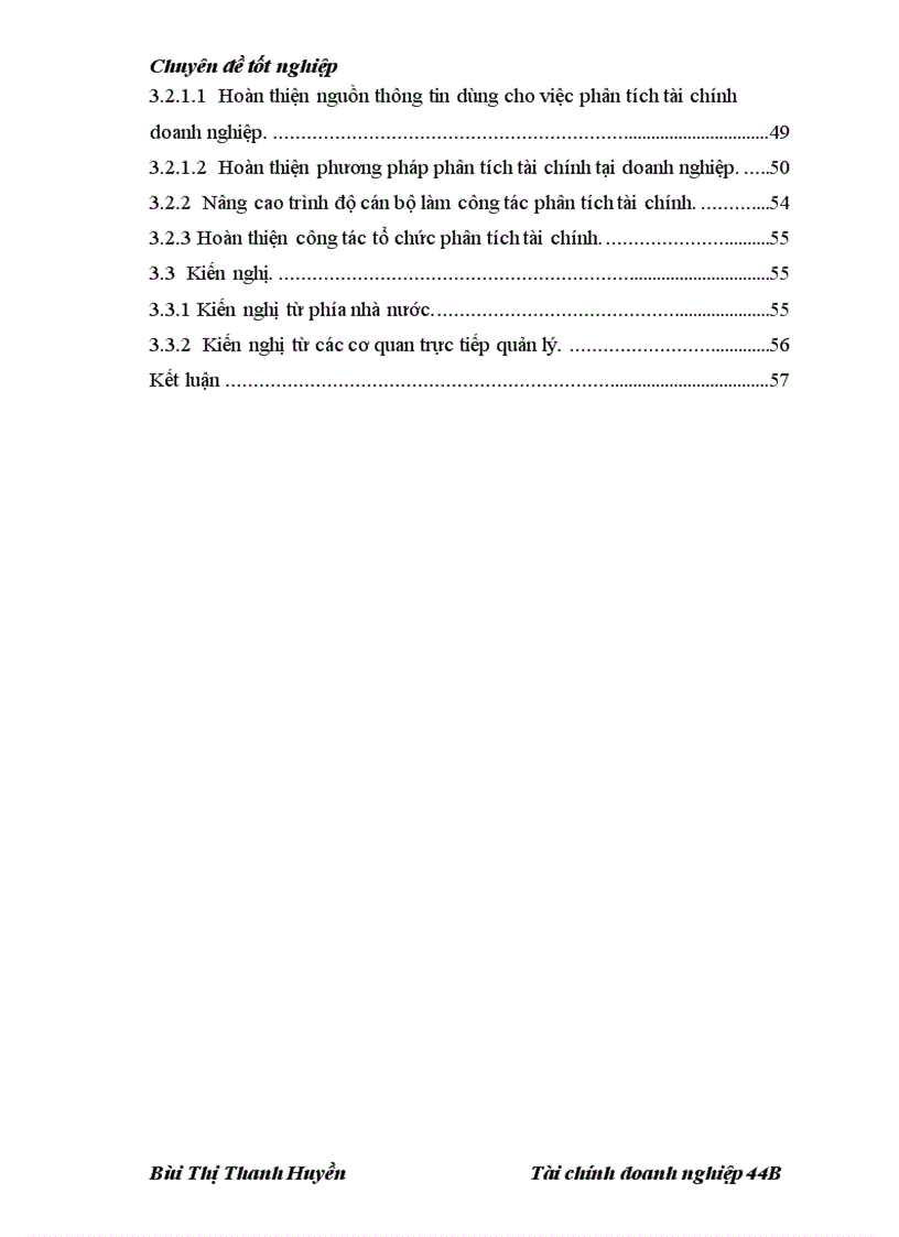 image for page Nâng cao hiệu quả khả năng phân tích tài chính tại công ty cổ phần may Hưng Yên