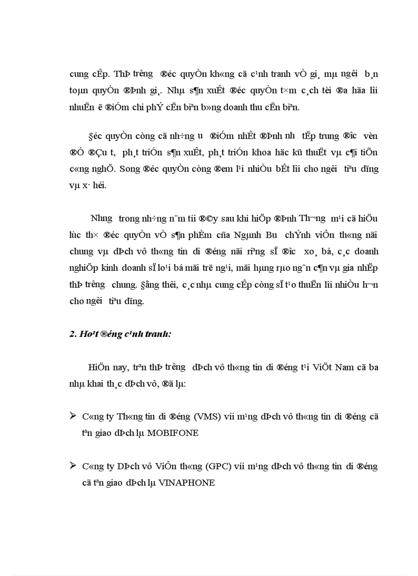 image for page Biện pháp mở rộng và phát triển thị trường dịch vụ thông tin di động ở Công ty thông tin di động