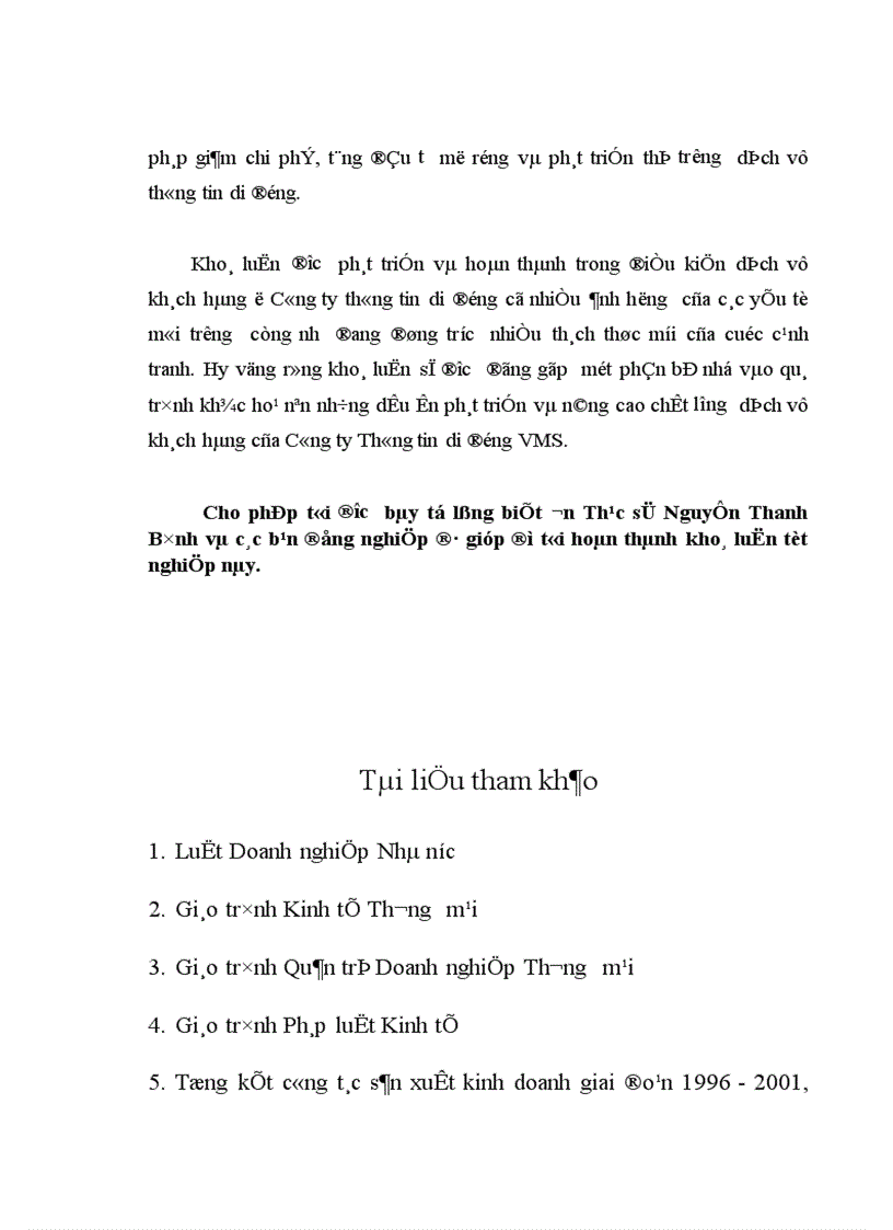 image for page Biện pháp mở rộng và phát triển thị trường dịch vụ thông tin di động ở Công ty thông tin di động