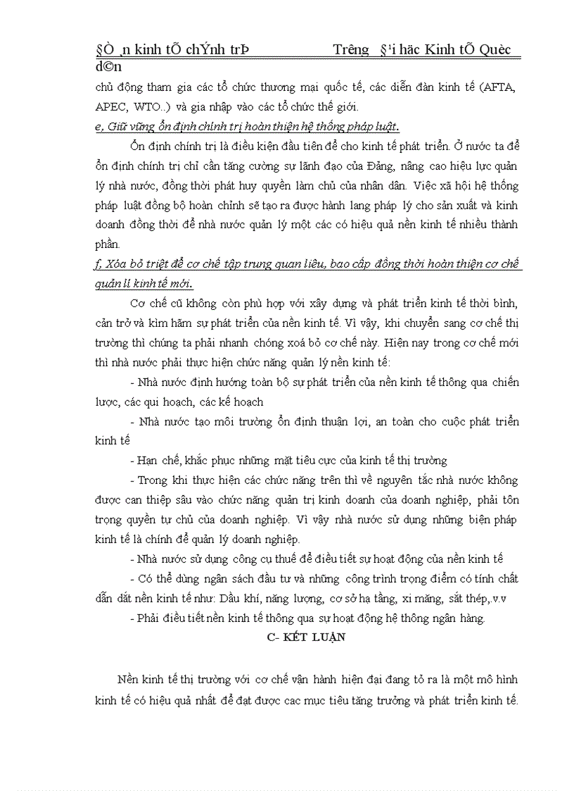 image for page Kinh tế thị trường định hướng xã hội chủ nghĩa Bản chất đặc trưng thực trạng giải pháp xây dựng nó ở nước ta hiện nay 1