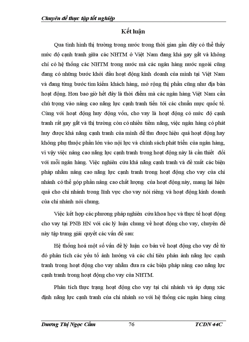 image for page Nâng cao năng lực cạnh tranh trong hoạt động cho vay của Ngân hàng Thương mại cổ phần Phương Nam Chi nhánh Hà Nội