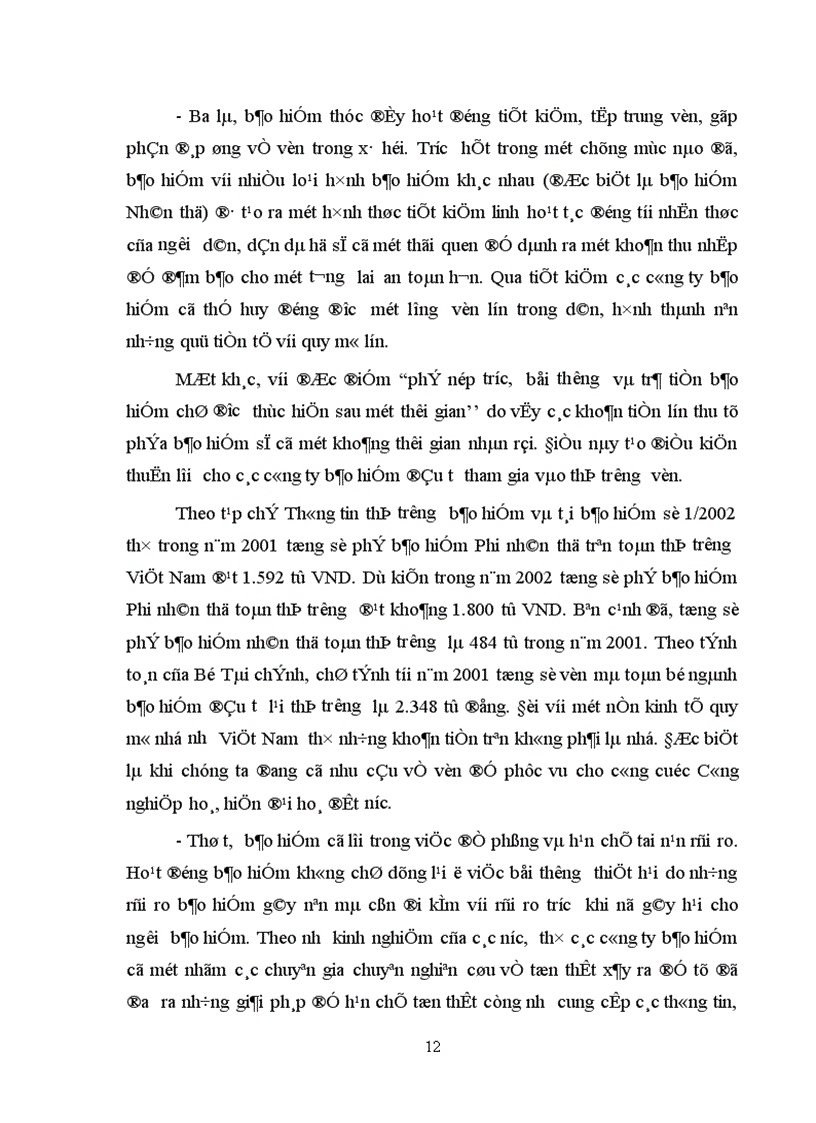 image for page Thị trường bảo hiểm và một số giải pháp nhằm phát triển thị trường bảo hiểm Việt Nam 1
