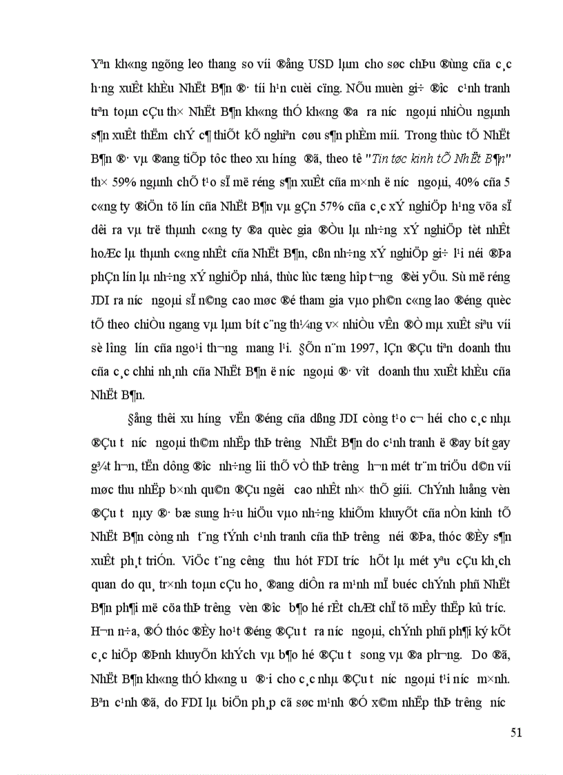 image for page Tình hình đầu tư trực tiếp ra nước ngoài của Nhật Bản trong thập kỷ 90 và một số giải pháp nhằm tăng cường thu hút đầu tư của Nhật Bản vào Việt Nam 1