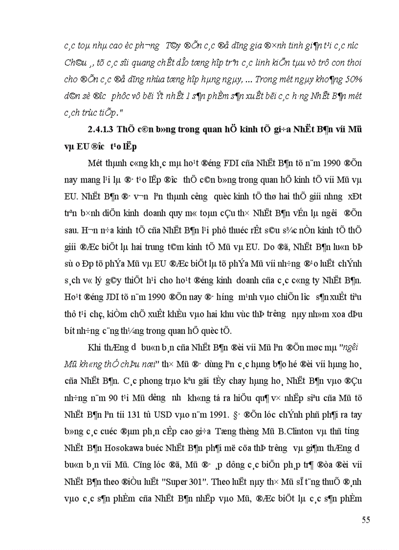 image for page Tình hình đầu tư trực tiếp ra nước ngoài của Nhật Bản trong thập kỷ 90 và một số giải pháp nhằm tăng cường thu hút đầu tư của Nhật Bản vào Việt Nam 1
