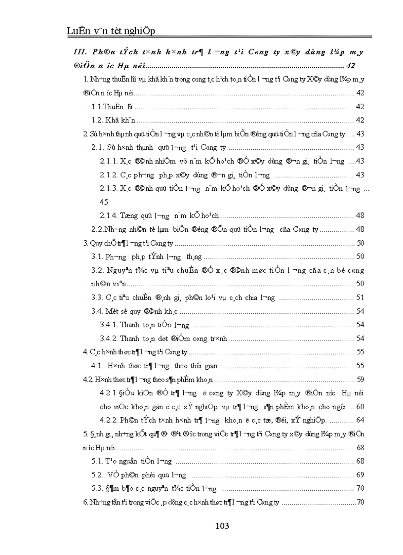 image for page Những giải pháp nhằm cải tiến các hình thức trả lương tại Công ty Xây dựng lắp máy điện nước Hà nội