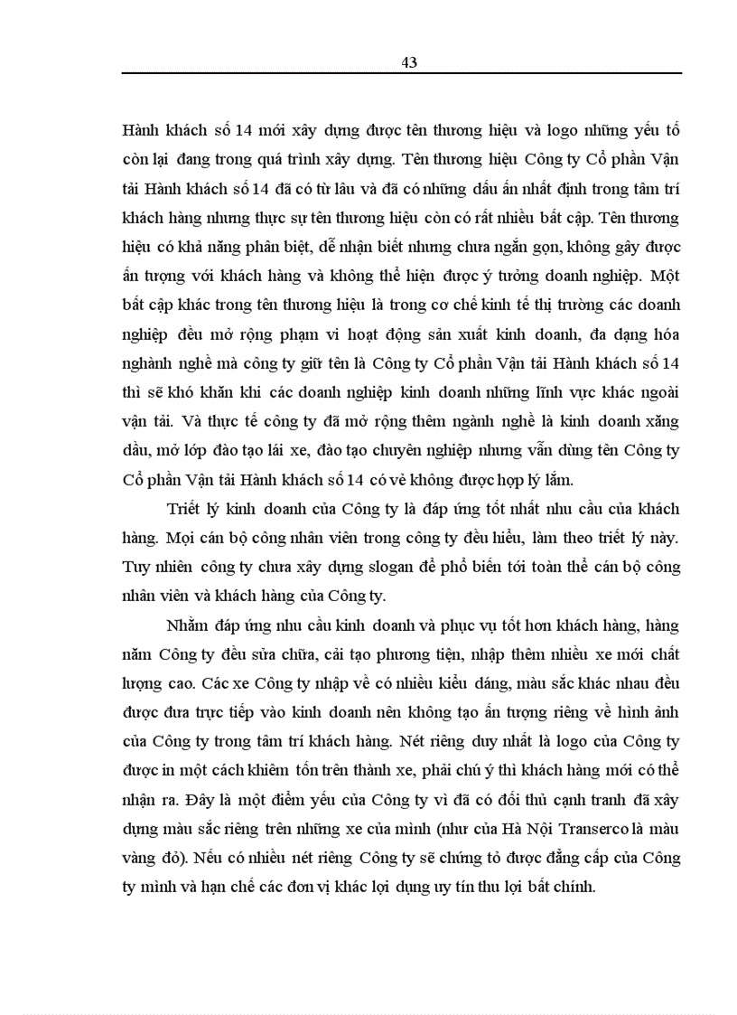 image for page Hoàn thiện việc xây dựng và quản lý thương hiệu Công ty Cổ phần Vận tải Hành khách số 14