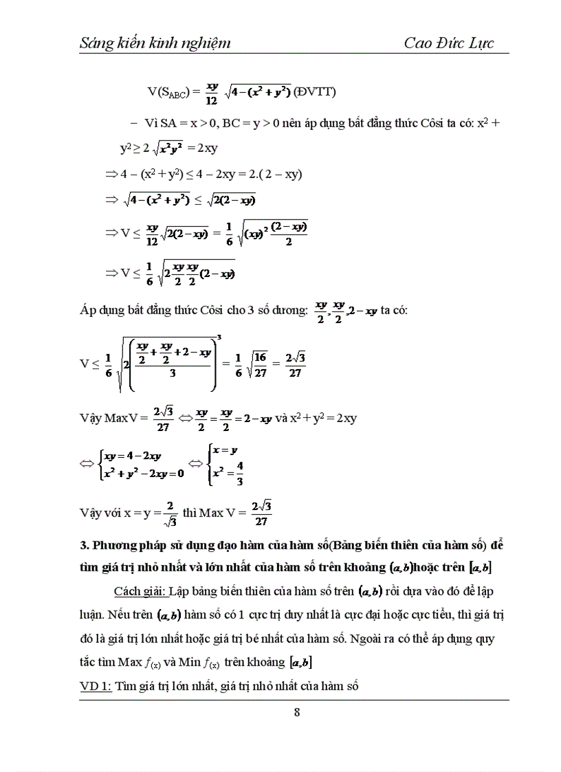image for page Phát huy tư duy sáng tạo linh hoạt trong bài toán tìm giá trị nhỏ nhất và lớn nhất