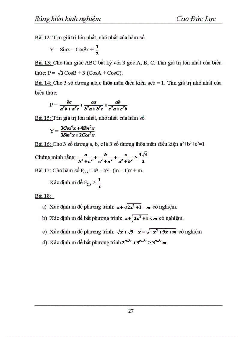 image for page Phát huy tư duy sáng tạo linh hoạt trong bài toán tìm giá trị nhỏ nhất và lớn nhất