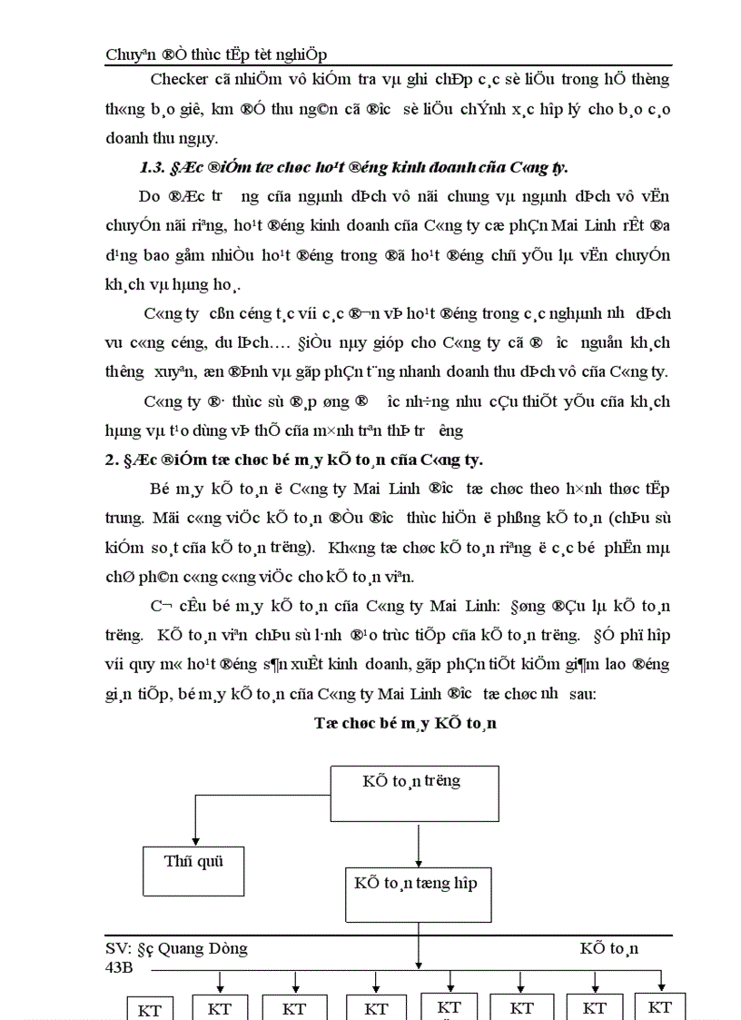 image for page Hoàn thiện hạch toán Doanh thu xác định kết quả kinh doanh tại Công ty Cổ phần Mai Linh Hà Nội
